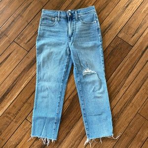 Madewell perfect vintage crop Jean